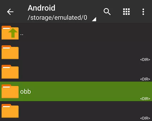 How to install game OBB using ZArchiver?